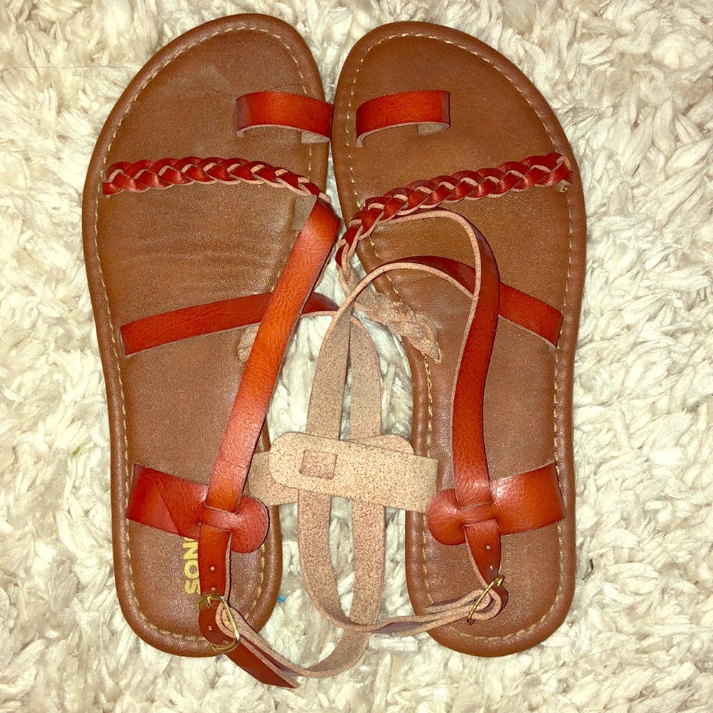 Brown Strap Sandals
